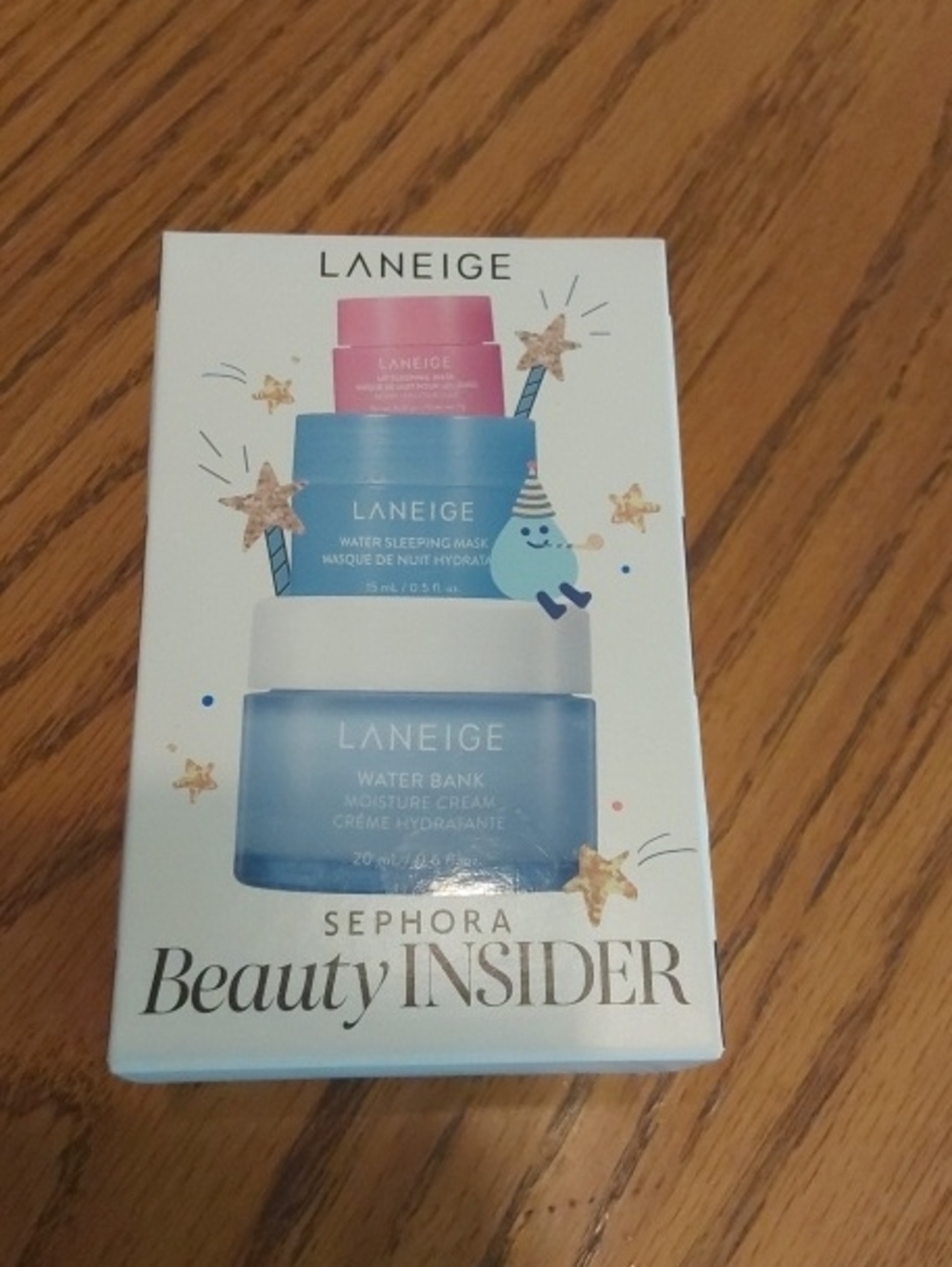 LANEIGE Blue and Pink Water Sleeping Mask & Moisture Cream Gift Set